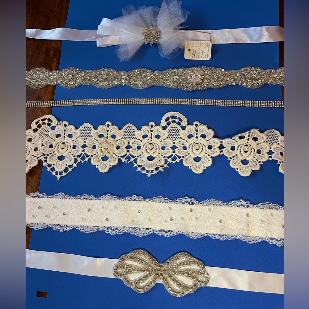 Bridal belts Lot of 6. Lot number 54.